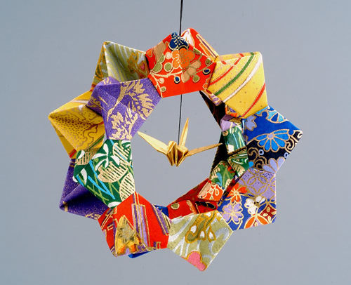Paper Crane ornament